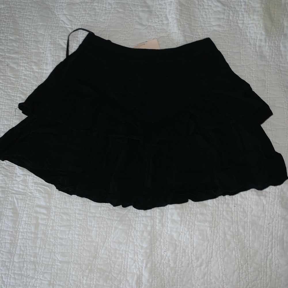 Super down flowy layered skirt